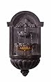 Kenroy Home 51011PLBZ San Pablo Indoor/ Outdoor Wall Fountain with Bronze Finish, Classic Style, 35" Height, 9" Width, 19.5" Depth