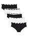 Produktbild PUMA Damen Puma Women's (5 Pack) Hipster Panties, Black/White, S EU