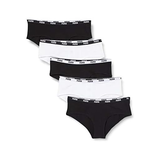 Damen BH Spitze ohne Bügel Vordere Schnalle Push up BHS Weichem Bra Sport Büstenhalter Träger Bustier herausnehmbar Bralette 4 PUMA Damen Puma Women's (5 Pack) Hipster Panties, Black/White, S EU