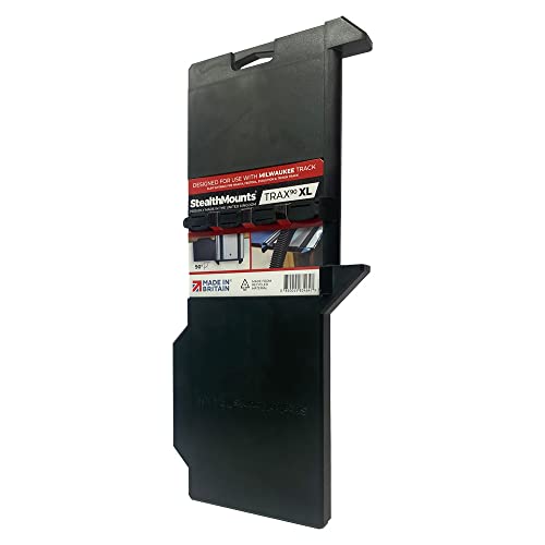 StealthMounts Trax90 XL Track Saw Square for Milwaukee, Black - Image 4