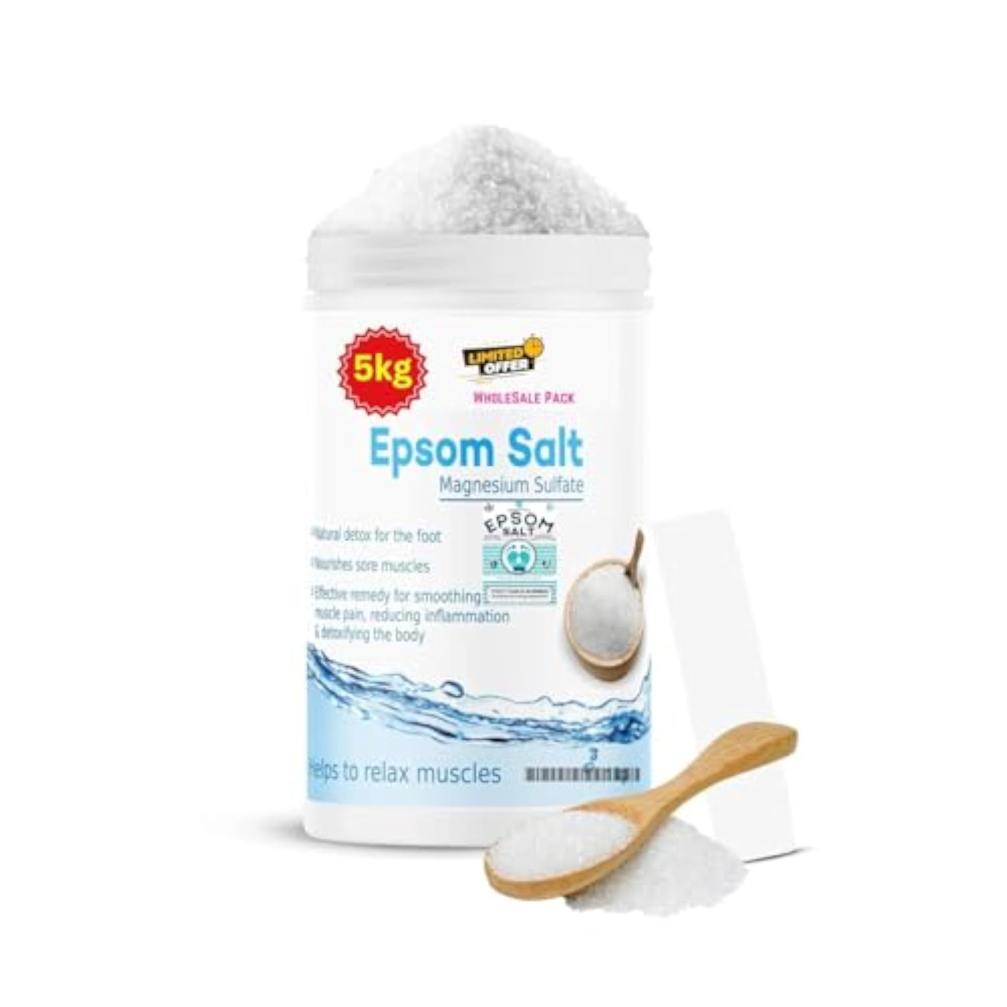 Fast Acting Epsom Salt Multipurpose Pack, 5kg
