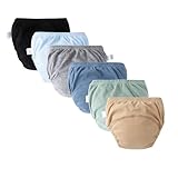Hixingo 6 Stück Töpfchen Trainingshose, Baumwolle Trainingshose Kinder Töpfchen,Wiederverwendbar Potty Training Pants, Trainingshose Kinder,Trainingshöschen Zum für 1-6 Jahre (Stil 2,M)