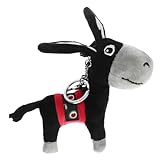 Porte-clés âne - adoptant coton pp et des matériaux en peluche, ce décor suspendu d'âne a un bon effet décoratif, ne se déforme pas facilement pendant une longue période, ornement d'âne