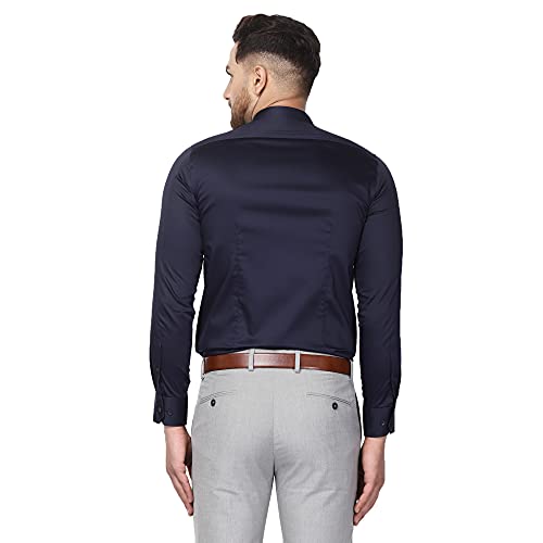 Image of blackberrys Men's Solid Slim Fit Shirt