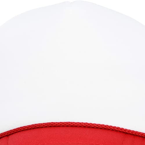 Image of MR.R Sublimation Blanks Polyester Mesh Cap Mesh Hat Two Tone Trucker Summer Mesh Cap with Adjustable Snapback,2pcs per Pack