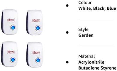 TWH TownWarehouse Ultrasonic Pest Repeller, 4 Pack Plug in Electronic Pest Repeller, Mouse and Rat Repeller, Pest Control Insect and Spider Repellent Mice Repellent