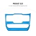 JeCar Window Control Panel Trim Cover Interior Decoration Accessories Compatible with Jeep Wrangler 2018-2023 JL JLU, Light Blue