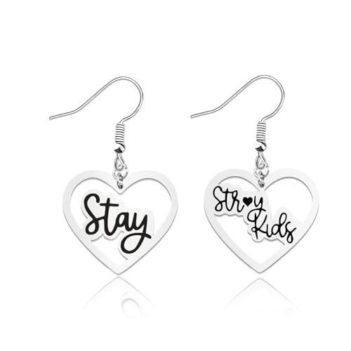 Pendientes Stray Kids el regalo de metal inoxidable perfecto para fans Stay