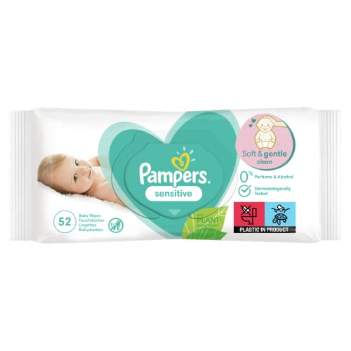 Pampers 81687182 - Sensitive toallitas húmedas para bebé, unisex