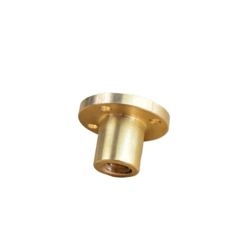 Linear Motion CNC Ball Screw 1pcs T25 Brass Nut Z-axis Trapezoidal Nut POM for TR25 Lead Screw Pitch 5mm Lead 5mm