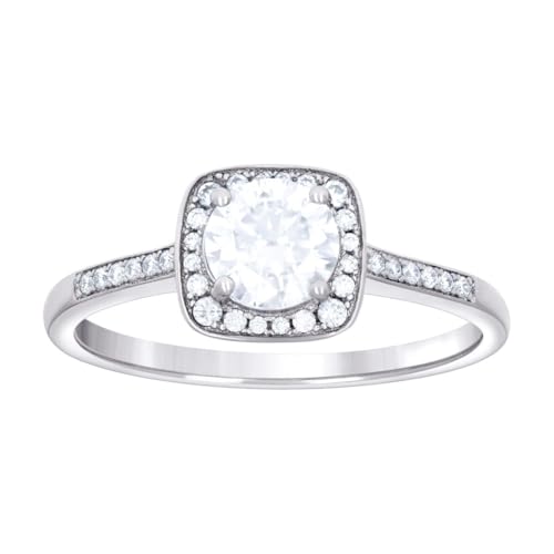 Bague de fiançailles en argent 925 et moissanite de prestige 1,26 carat