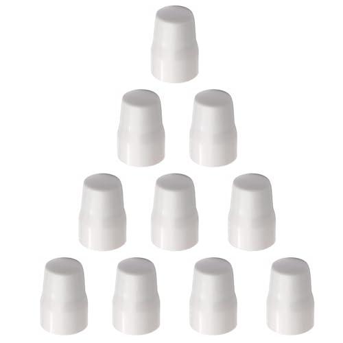 Bouchons de valve de radiateur universels en plastique blanc durable - Lot 10