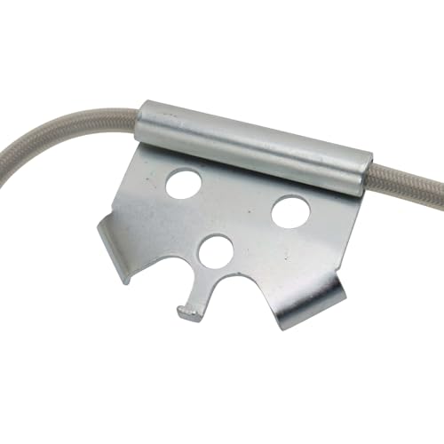 Image of TRQ Front Performance Brake Hose Set Compatible with 1996-1999 Chevrolet K1500 Suburban 1996-2000 K2500 K2500 Suburban K3500 Tahoe GMC