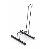 Soporte de suelo para bicicleta, con sistema patentado