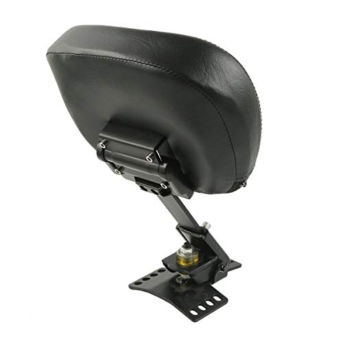 Green-L Black Plug-In Driver Rider Backrest Fit for Harley Touring 1997-2020