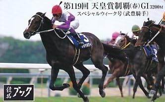 ●競馬ブック スパシャルウィーク 天皇賞テレカ