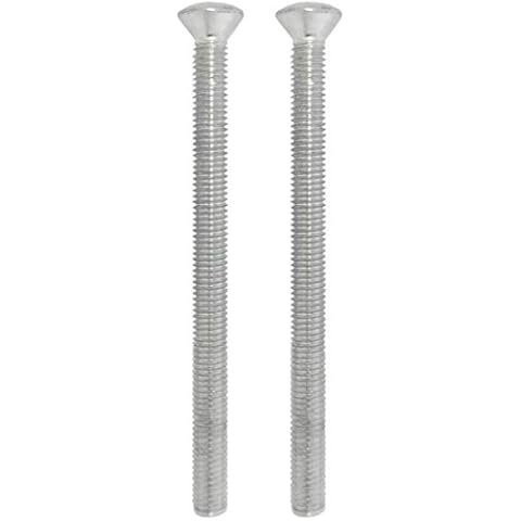 Upvc Chrome Door Handle Bolt Screws 5mm x 70mm Long Dome Head Pair M5 Cover