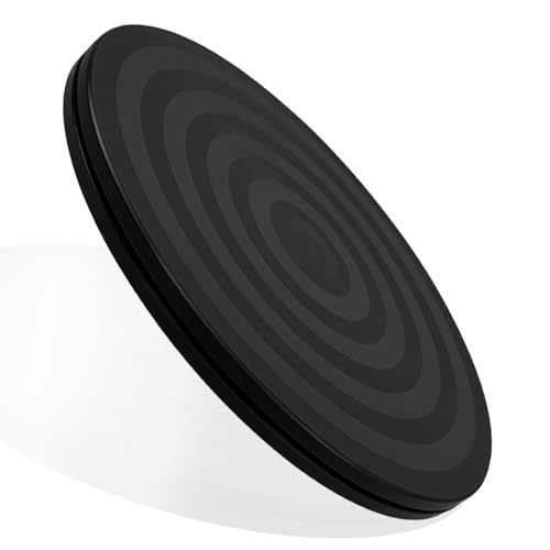 MCSDFN 8 Inch Heavy Duty Rotating Swivel Stand, 360° Rotation with Steel Ball Bearings for Plants, Monitors, Crafts, Model Bases & TVs