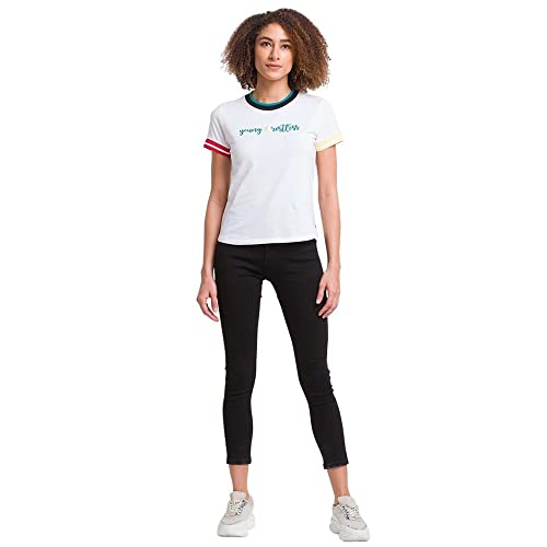 Image of Spykar Women's High Rise Skinny Fit Cotton Jeans (WYNR02BBTT02)