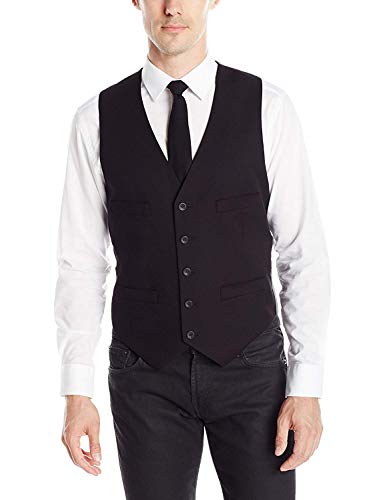 Kenneth Cole REACTION Men's Slim Fit Suit Separate Vest (Blazer, Pant, and Vest)