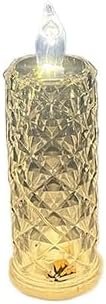 wenquxingo Rose Pattern led Candle Light [Energy Class A]