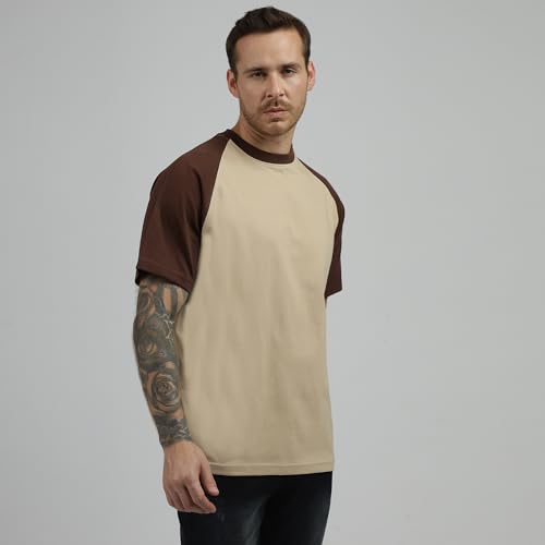 Image of BE SAVAGE Raglan 210 GSM T-Shirt for Men Casual Wear T Shirt T Shirts for Men