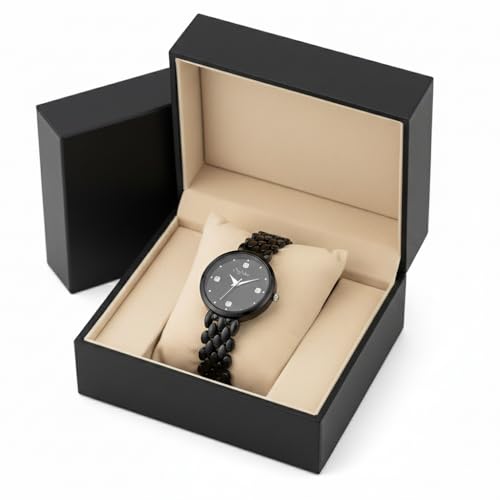 Image of styledose Women's Diamond Studded Watch | Premium Metal Bracelet Strap | Analog Quartz Movemnet Ladies Wrist Watch | Watch for Women & Girls | Wrist Watches for Women's & Girls&Ladies