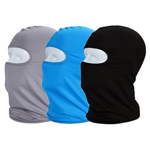 MAYOUTH Balaclava ski mask Sun/uv Protection Windproof face Cloth Neck Gaiter Helmet Lining Landscaping Face Cover Lycra Motorcycle face mask Cycle Fishing Hiking Outdoor Sports 3pack