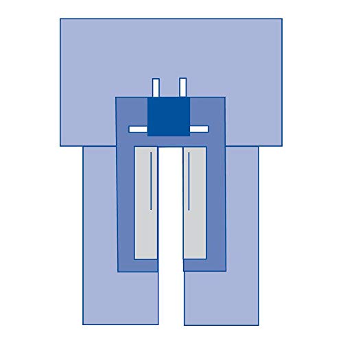 Medline SPT-4208SCS Non Sterile Cardio Vascular Drapes with Pouches (Pack of 20)