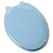 Comfort Seats C1B4E2-45 Deluxe Molded Wood Toilet Seat, Elongated, Regency Blue