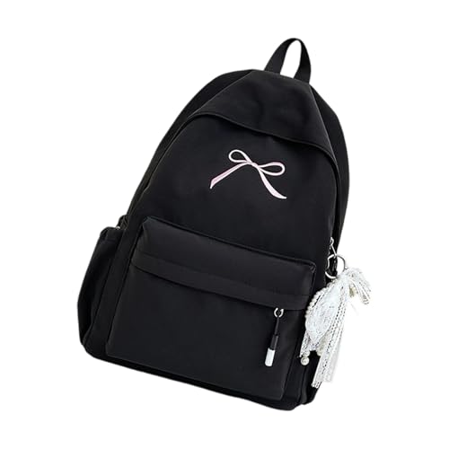Mochilas escolares estilo japonés con lazos decorativos y gran capacidad de almacenamiento