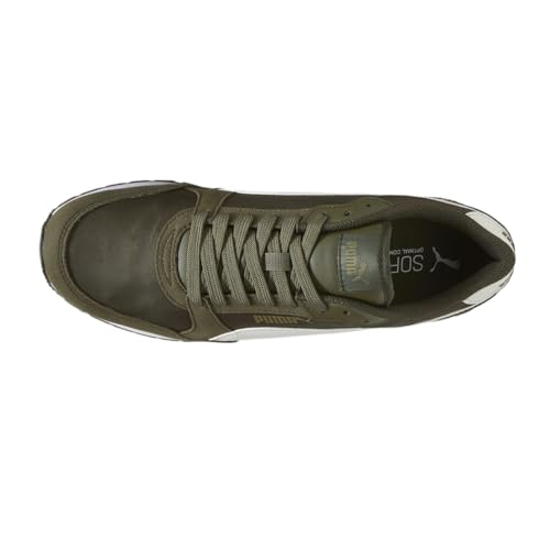 PUMA Mens St Runner V3 Nylon Lace Up Sneakers Shoes Casual - Green4