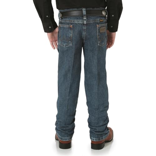 Jean Wrangler Prorodeo garçon denim robuste finition subtile usée 7S - 2