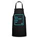 Spreadshirt Personalisierbare Kochschürze Selbst Gestalten mit Foto und Text Wunschmotiv Kochschürze, Schwarz