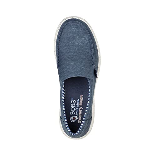 Skechers Skechers Women's Bobs Skipr Casual Moc Navy Washed Canvas 6 M