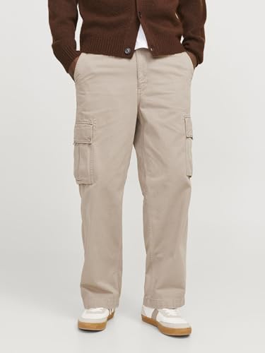 Pantalon Cargo Wide Leg Toile Épaisse - Style Multipoches et Coupe Ample Structurée