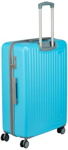 Image of Wiki Ripple 8 Wheel Hardside Polycarbonate Trolley by Wildcraft,Large,Teal