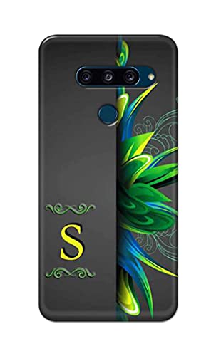 Image of Name II Initial II Letter Alphabet S Hard Back Case Cover for LG V40 ThinQ, V405QA7, V405UA, V405TAB, V405UA0 Back Cover -(J5) VNS2222