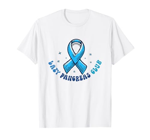 Lazy Pancreas Club Sensibilisation au diabète We Wear Blue T-Shirt