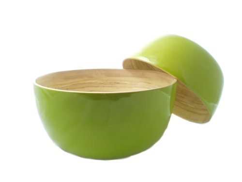 Saladier Bambou Vert pomme 24 cm
