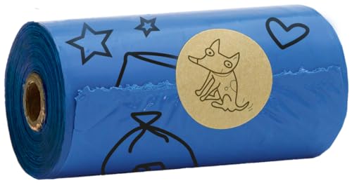 The Sustainable People TSP Recycling Hundekotbeutel - Blauer Engel zertifiziert - groß, auslaufsicher - Made in EU - 360 Stk - mind. 80% Post-Consumer-Rezyklat (PE) - stark (15µm) - Ausführung 23x33cm