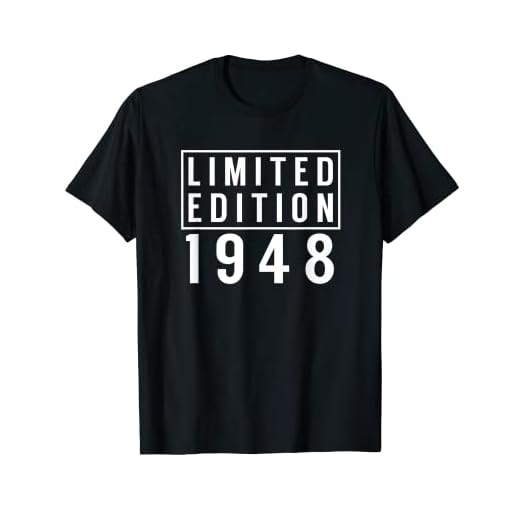74 Edición limitada de regalo de cumpleaños 1948 Camiseta