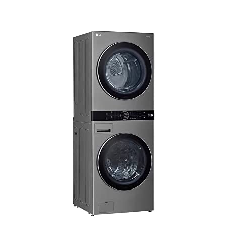 Lava e Seca Smart LG WashTower™ 17kg Aço Escovado com Inteligência Artificial AIDD™ WK17VS6A - 220V #1