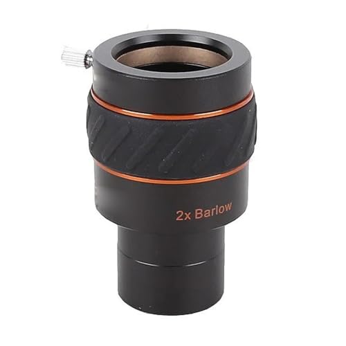 Lente Barlow 2X Acromático Ocular de telescopio 1.25 con Revestimiento Completo