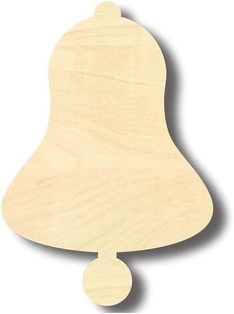 Unfinished Wood Bell Shape Craft up to 46" DIY 16" / 3/4"