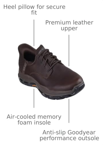 Skechers Skechers Men's Respected - Garrett Red Brown - 11