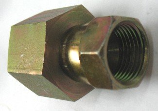 AF C5256-06-04 - 3/8 Female Pipe (.675''-18 Threads) x 1/4 Female JIC (7/16''-20 Threads)