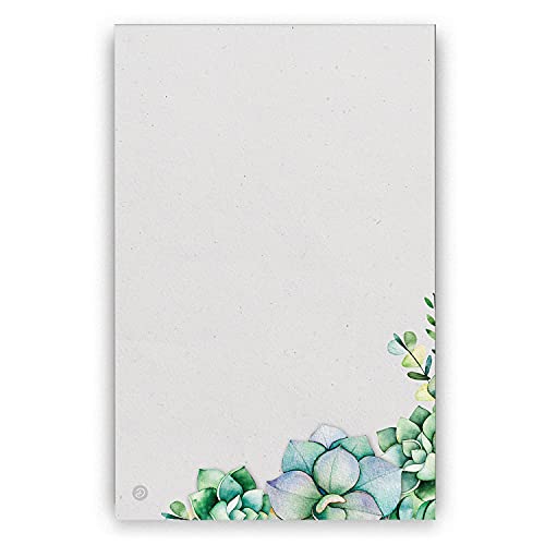 Succulents Notepad, 4X6 Inch, 100 Sheets, The Dashleigh Gifting Collection (Succulents Notepad - 4X6 In.) #TOP6