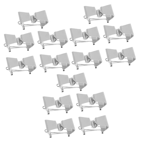 ULDIGI 3sets Ergonomic Design Wet Canvas Clamps Oil Canvas Clips Suitable for Nail in Oil Painting Frames 5pcs*3