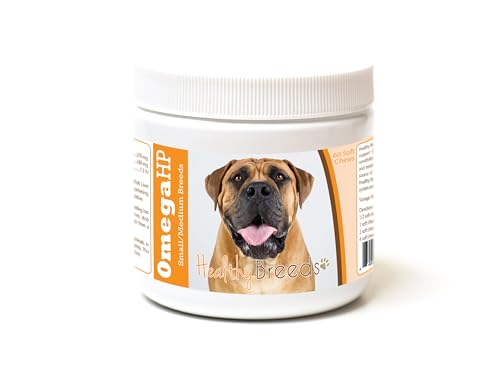 Image of Healthy Breeds Boerboel Omega HP Fatty Acid Skin and Coat Support Soft Chews 60 Count
